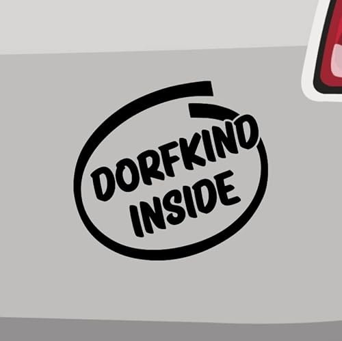 Dorfkind Inside Aufkleber -6 Größen- Wald Traktor Bienen Natur Wirtshaus Bayern