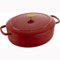 BALLARINI Bellamonte Schmortopf aus Gusseisen, oval, 5 l, Pomodoro-Rot
