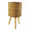 Leaf Large Planters Plant Pots, 54cm Woven fibreglass Composite