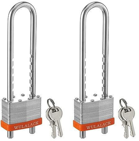 WULALACK Grillete ajustable, 5 cm de ancho, paquete de 2