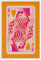 OPPQRRS Ästhetisches Poster mit englischer Aufschrift Girly Preppy Pink, trendige Spielkarte, Königin der Herzen, Leinwand-Kunst, lustige, flippige Frau in Gläsern mit Champagner-Raumdrucken, für