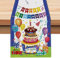 Bonhause Tischläufer Happy Birthday Tischläufer Kuchen Geburtstag Bunt Küche Esstisch Dekoration für Drinnen Draußen Urlaub Party Geburtstag Party Waschbar Wohnkultur Tafeltuch (33 x 183 cm)