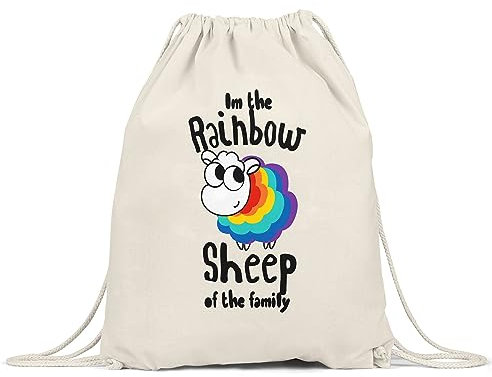 Hey!Print I'm the Rainbow Sheep Tasse LGBT Gay Regenbogen LGBTQ Pride Queer Homosexuell CSD Pride Week Turnbeutel Gymsack
