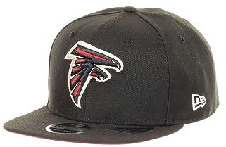 New Era Atlanta Falcons NFL Black 9Fifty Original Fit Snapback Cap - One-Size
