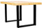 Pied de Table Metal,Pieds de Table à Manger Pied de Table à Manger,Lot de 2 Pied de Table, Pieds de Bureau Rectangulaire, Pied de Meuble, en Acier, Charge de 150 kg