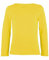 Pure Fashion UK® Kids Boys Girls Plain Basic Long Sleeve T-Shirt, Ladies Plain Round Neck Stretch Uniform PE School Tee Top Shirts (Yellow, 9-10 Years)