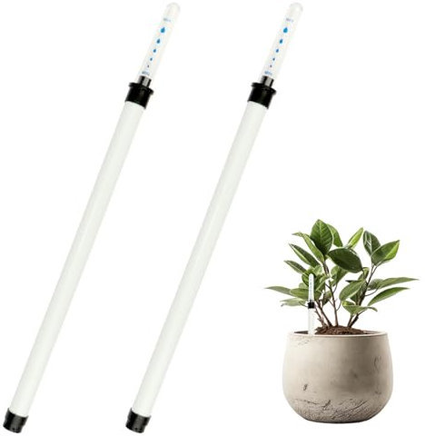FERCAISH Pack of 2 Water Level Indicators for Plants, Watering Indicator, Indoor Plants, 36 cm Watering Indicator, Plastic Water Indicator, for Gardening, Potted Plants