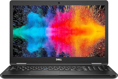 Dell Latitude 5590 Ordinateur Portable Professionnel, écran 15,6, Intel Core i5-8250U, 16 Go de RAM, 512 Go SSD, Clavier américain, QWERTY, Windows 10 Pro (reconditionné)