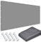 Voile d'ombrage Rectangulaire 4 x 8 m Anti 98% UV Protection Bâche d'ombrage avec Oeillets Cordons pour Pergola Fleurs Patio Lawn, Gris Clair