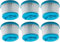 YUETTYY Ersatzfilter für Invictus X4 X 5 X7 X9 X7 Speedy Staubsaugerzubehör, waschbares und wiederverwendbares Filterteil (6 Stück)