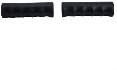 ZWEquipint 2 Stück Schubkarrengriffe, schwarze Gummi-Ersatzgriffe, rutschfeste, wetterfeste Abdeckungen, für Gartenwagen, 22 x 30 mm Innendurchmesser (118 x 26 mm)