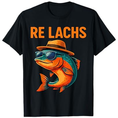 Re Lachs – Lustiger Lachs mit Sonnenbrille T-Shirt