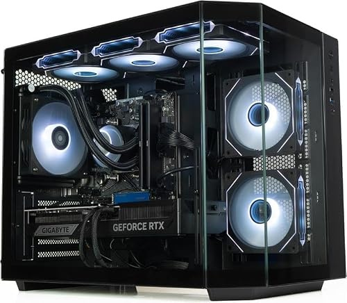 ionz Gaming PC, Ryzen 7 5800X, NVIDIA RTX 5060 Ti, 16GB RAM, 120mm AIO Liquid Cooler, 1TB NVMe SSD, 600W 80+ PSU, WiFi, Windows 11, Apex Black