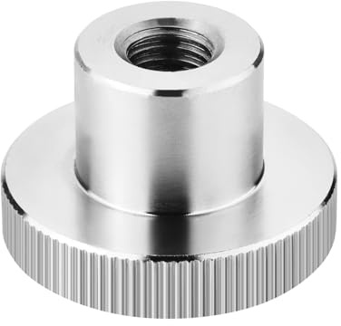 4x SOTOOLS Rändelmutter M10 Edelstahl SS304 hoch Edelstahl V2A, DIN 466 hohe Form. Ø 36 mm, Höhe 23 mm Rändelschraube für Maschinenbau und vieles mehr