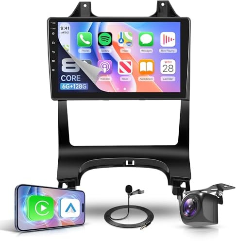 8 Core 6G+128G Rimoody Autoradio Android für Peugeot 3008 5008 2009-2016 Carplay Wireless 9 Radio Auto mit Android Auto 360°-Panoramablick Navi GPS Mirror Link Bluetooth FM/RDS/EQ SWC Rückfahrkamera
