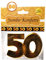 Jumbo Zahlen Konfetti 50 GOLD Geburtstag Dekoration Party Tischdeko bunt Riesig 10cm!