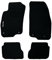 Lupex Shop TPMIS4FIX_Punto.Evo Tappetini auto in moquette con logo per Punto Evo con 4 clip
