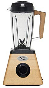 KoMo KoMoMix+ Hochleistungsmixer schwarz (1.400 Watt, 30.000 Umdrehungen/Min., fair & nachhaltig hergestellt)
