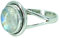 Navya Craft Regenbogen-Mondstein-Silberring | 925 Sterling Silber Handgefertigter Statement-Versprechensring für Frauen | Natürlicher Edelstein Boho Schmuck | Juni-Geburtsstein | Geschenk für Sie