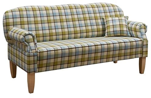 MASSIVMOEBEL24.DE Küchensofa 188x78x97 hell kariert Edinburgh
