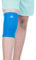 KARM Kniebandage Kinder - für Mädchen & Jungen | Kinder Knie Kompression Bandage für Sport & Fussball & Gymnastik & Knieprobleme | Kids Compression Knee Sleeve (1 Stück, Blau)