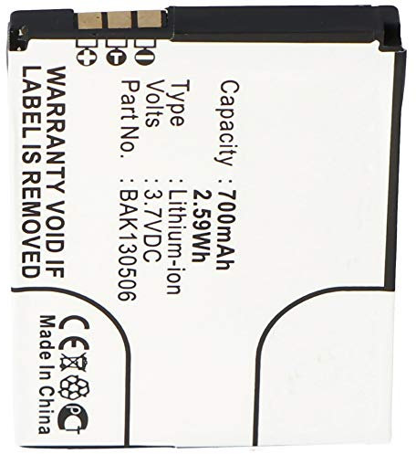 AVM Fritz Fon M2 Nachbauakku 700mAh kompatibel mit Fritz! Fon M2 Akku Fritz!FON C4, BAK130506, Fritz!Fon M2 Akku