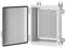 Gratury Junction Box, IP67 Waterproof Plastic Enclosure for Electrical Project, Hinged Grey Cover, Includes Mounting Plate and Wall Bracket 220×170×110mm (8.6×6.7×4.3)