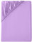 Anti-Allergy Anti-Bacterial Brushed Microfibre Polyester Fitted Bed Sheet - 28cm Depth, Easy Care, Fade Resistant (Lavender, Double)
