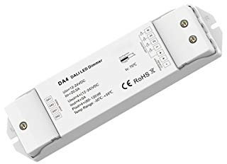 LEDUX DALI Dimmer 12-24VDC, 4 Kanal Ausgang, 0-100% Dimmbereich (12-24V DALI Dimmer)