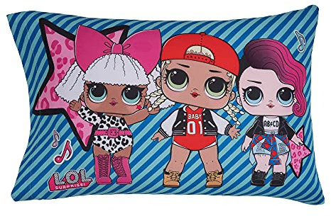 Franco Kinder-Bettwäsche, superweicher Mikrofaser-Kissenbezug, 50,8 x 76,2 cm, LOL Surprise