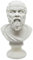 GINGERSHOPONLINE Büste Statue Design: Sokrates - Reproduktion Büste, Skulptur aus Marmor und Harz - ca. 15 cm, 350 g. - Toskanisches Produkt, Design Made in Italy - Geschenkidee Haus
