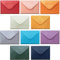 WAIZHIUA 100 Stück Mini Briefumschläge Bunt │ Kleine Umschläge Farbige │ für Hochzeit Party Einladungen Grußkarten Geschenk (Metal-Farben)