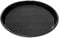 METRO Professional Serviertablett, rutschfest, Glasfaser, Ø 40,5 cm, schwarz