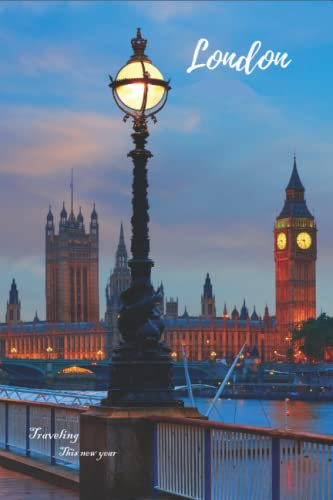 London notebook: Traveling Journal Notebook, England Gift Notebook, London Notepad (6x9 120 Lined Pages)