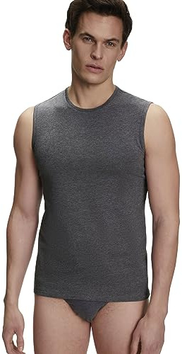 FALKE Herren Daily Comfort 2-Pack Muscle Shirt Unterwäsche Unterhemd bequemes Muskelshirt ärmellos mit Rundhals Ausschnitt im Multipack schnelltrocknende atmungsaktive nachhaltige Baumwolle 2 Stück