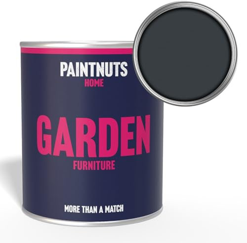 PaintNuts Garden Furniture Paint - RAL-7016 - ANTHRACITE GREY Satin 250ml Tin
