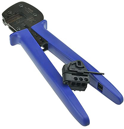 VOBOR Pinza Crimpatrice,Pinza Crimpatrice Capicorda per Cavi Solari Fotovoltaici,Pinze in Acciaio Ad Alta Precisione per Terminali da 2.5-6.0mm