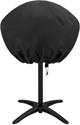 NettyPro Grillabdeckung, Georgen Foreman, wasserdicht, strapazierfähig, für den Innen & Außenbereich, elektr., tragbar, Stand-Grillabdeckung, Char-Broil, Cuisinart, Homewell, Weber Small Grill Schwarz
