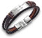 Trust in the Lord christliches Armband mit Bibelvers aus Leder & Edelstahl | Mutmacher Geschenk für Jungen & Mädchen | Taufgeschenk, Firmung, Konfirmation & Kommunion | christlicher Schmuck