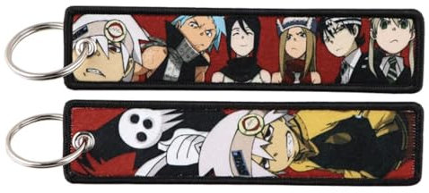 Pinstant Soul Eater Anime Manga Schlüsselanhänger Schlüsselanhänger Ring