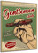 DARO Design - Wand-Bild auf 6mm HDF 40x30 cm Gentlemen Club Zigarre - Wand-Deko Bilder Geschenk Vintage-Schild Retro-Schild