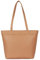 Telena Shopper Tasche Groß Damen Tote Bag für Frauen Wasserdichte Handtasche Damen 13.3 zoll Laptop Schultertsache,Aprikose