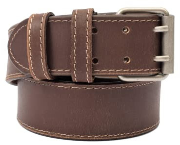 Menzo Gürtel für Kellnerbörsen, Gürtel für Kellner Holster, Kellnergürtel extra breit, für Damen und Herren (125 cm)