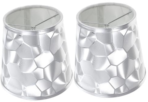 Gadpiparty 2stücke Hochwertiger Lampenschirm Für Tischlampen Metallischer Lampenschirm Im Geometrischen Design Installieren Für Schlafzimmer Wohnzimmer Und Schreibtisch Modern Und