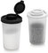 Yominerr 2pcs Salt and Pepper Shakers for Camping Picnic Outdoors Kitchen Lunch Boxes Travel Spice Dispenser