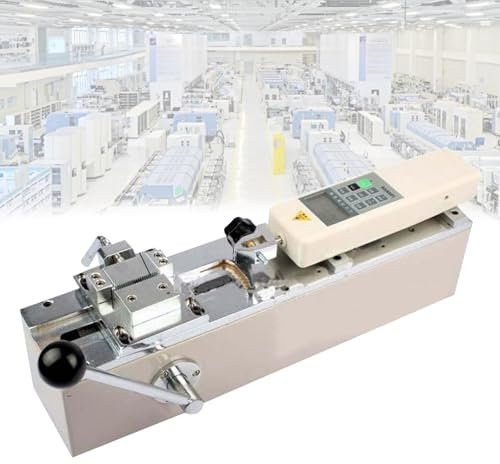 Quixnova 500N digitales Kraftmessgerät, Push-Pull-Messgerät, tragbares Kraftmessgerät für den Unterricht in der mechanischen Physik im Schullabor, Zugkraftprüfgerät für Kabelbäume