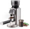 Olayks Conical Burr Coffee Grinder Electric with Electronic Timer, Anti-Static, Coffee Grinders for Home Use, Adjustable Conical Burr Mill with 48 Precise Settings for Espersso/Drip/French Press