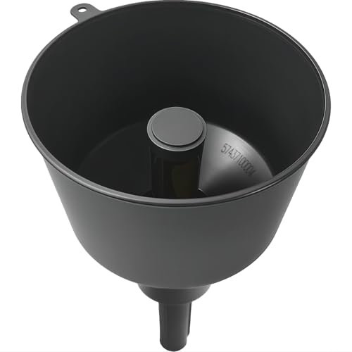 CZTHQP AF8CB Fuel Funnel for Automobile, Portable Gas Filter for Car, Refuel Oil Water Separator with Filter Screen, Gasoline Sand Strainer Port for Boat Motorcycle Excavator Tractor
