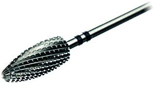 Fräser Bit Grob Zapfenform aus Hartmetall für Acryl und Gelnägel Maniküreaufsatz Pediküreaufsatz professioneller Schleifkopf Aufsatz