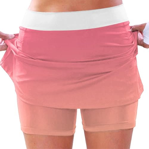 Gonna Lunga con Pantaloncino Donna 1950s Skirt Full Maxi Skirts Gonna Ruota Midi Gonna Donna Vita Alta Corta Gonna Contenitiva Donna Gonna Tutu Donna Fucsia Body con Gonna Danza Classica Donna